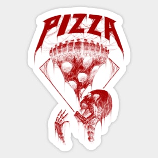 Pizza Til Death 2 Sticker